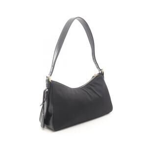 Prada TESSUTOVITELLO Bag Black Nylon Leather Shoulder